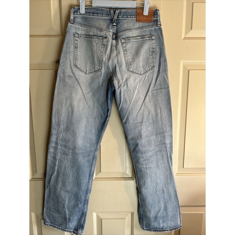 J.Crew Point Sur Canyon Mid-rise Boyfriend Jean Faded Blue Wash Selvedge Ed 27 - Picture 5 of 10